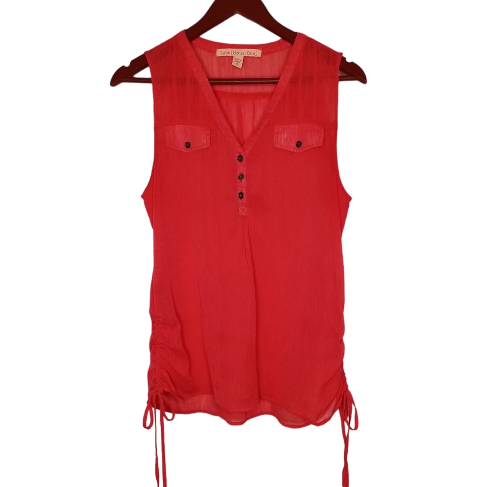 Rebellious One Top Sleeveless Blouse